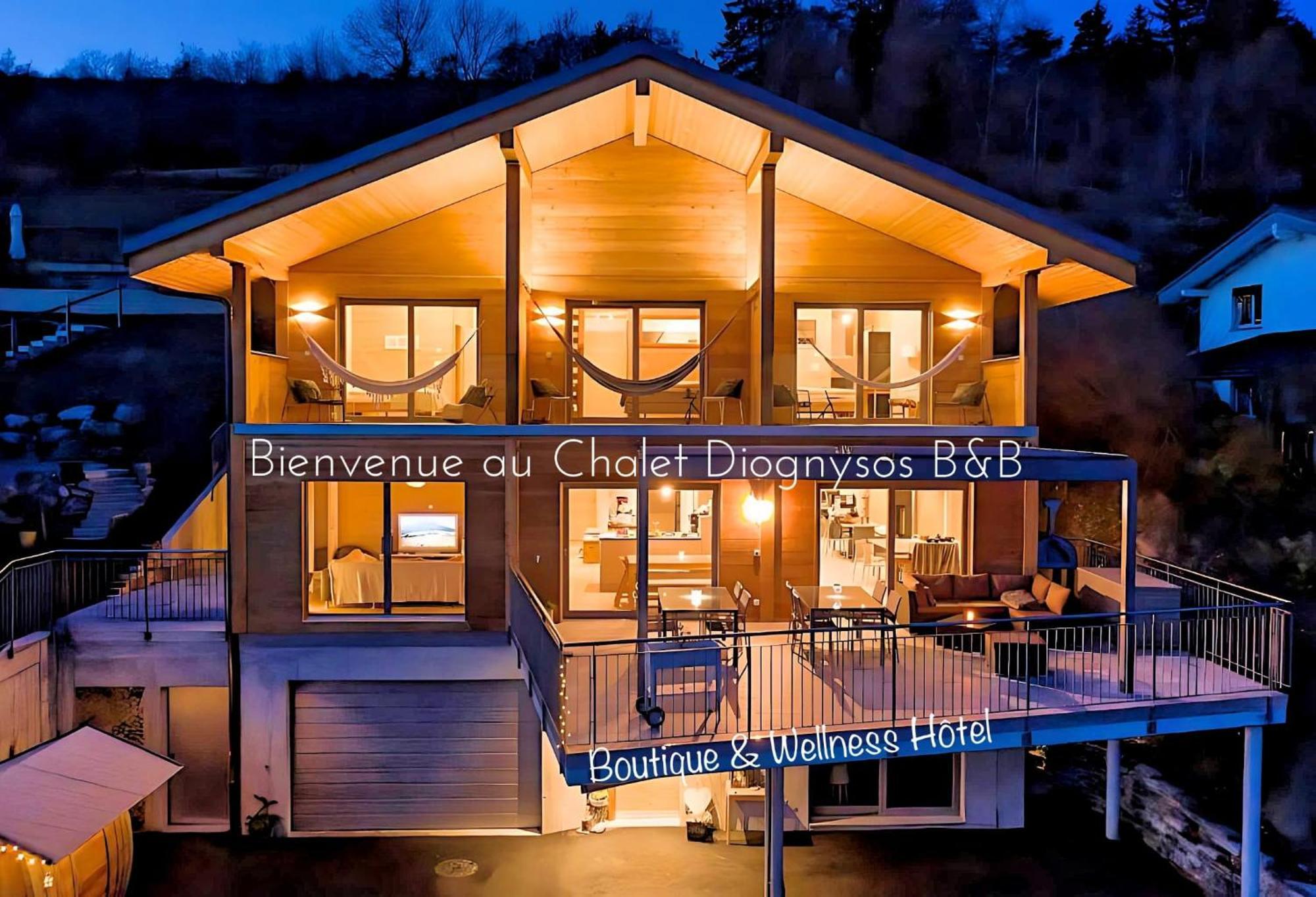 Chalet Diognysos B&B, Boutique Hotel & Wellness Кран-Монтана Екстер'єр фото